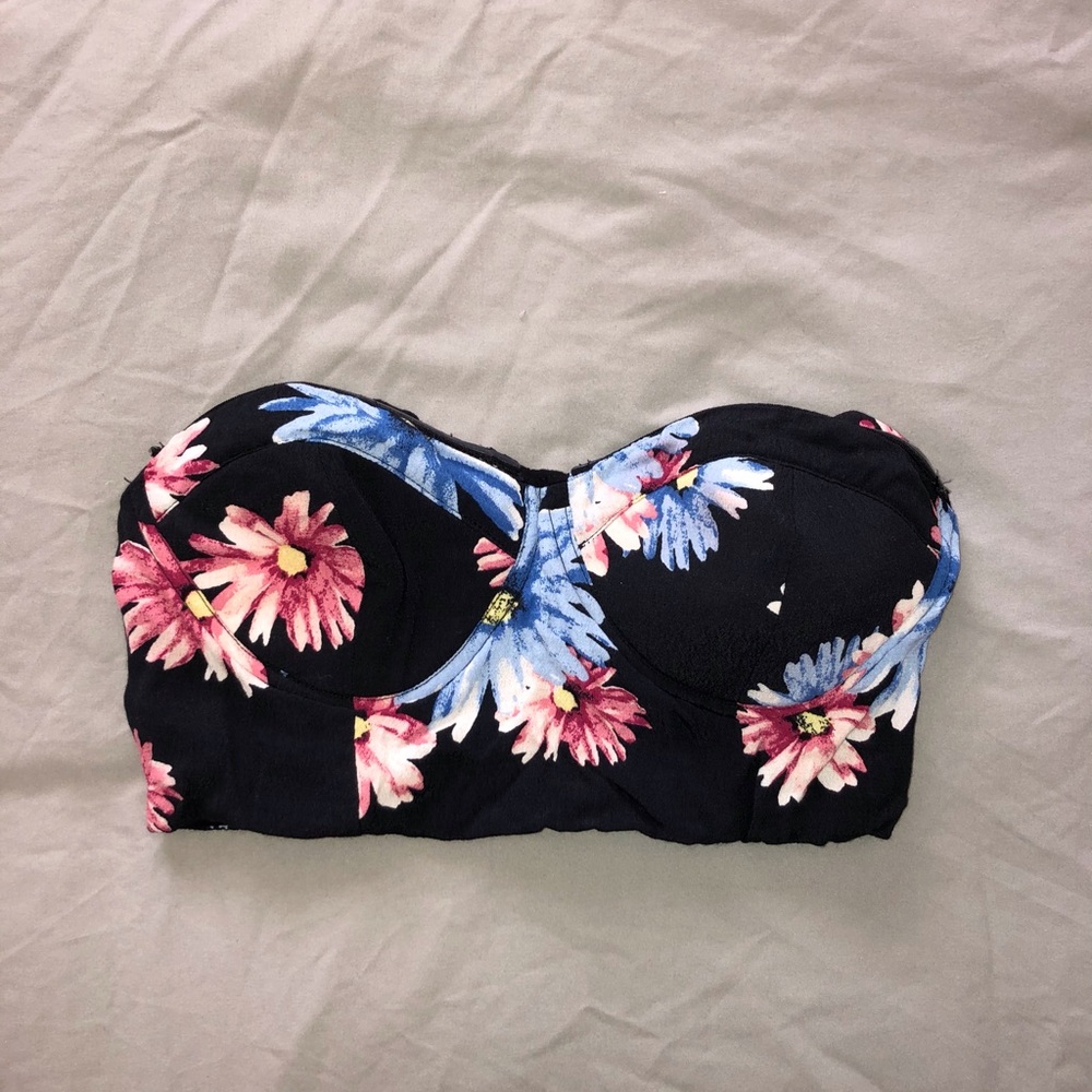 Floral Bustier Top
